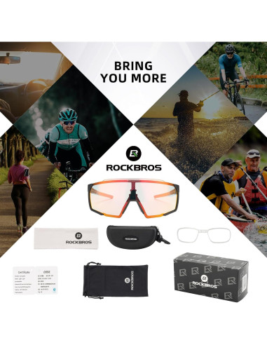 Gafas de sol deportivas ROCKBROS fotochromáticas UV400
