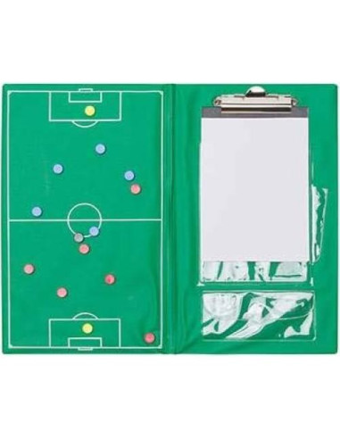 Pizarra Magnética de Fútbol Champion Sports 21x36 cm Verde