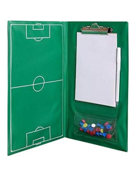 Pizarra Magnética de Fútbol Champion Sports 21x36 cm Verde