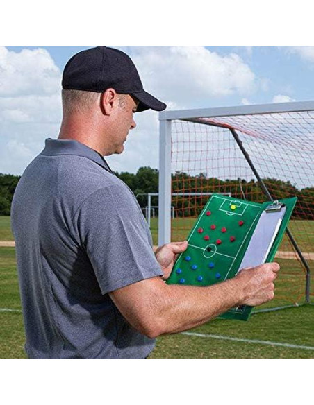 Pizarra Magnética de Fútbol Champion Sports 21x36 cm Verde