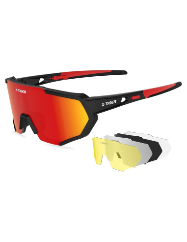 Gafas de Sol X-TIGER Polarizadas 5 Lentes Intercambiables