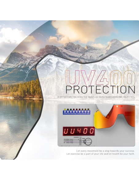 Gafas de Ciclismo SCVCN DZ-S62 UV400 Lentes de Policarbonato