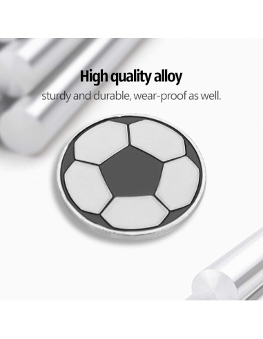 Moneda de Volteo de Fútbol Tyenaza con Estuche - 4 cm