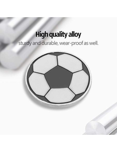 Moneda de Volteo de Fútbol Tyenaza con Estuche - 4 cm