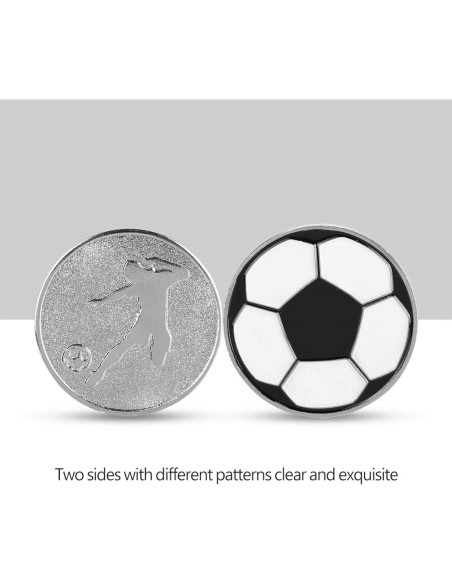 Moneda de Volteo de Fútbol Tyenaza con Estuche - 4 cm