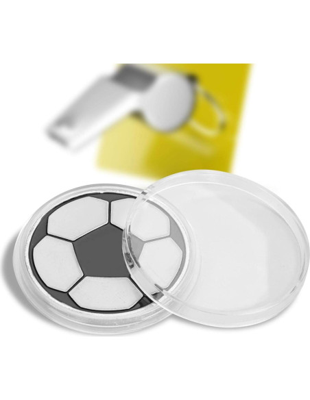 Moneda de Volteo de Fútbol Tyenaza con Estuche - 4 cm