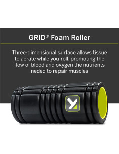 Rodillo de Masaje de Espuma TriggerPoint Grid 1.0 33 cm Negro 2
