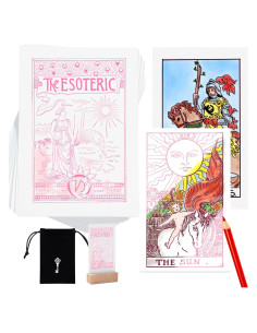 Set de Tarot para Colorear DIY Renee Atmos - Rider Waite 78 cartas