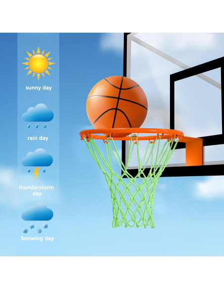 Red de Baloncesto Exterior Mr Warm 001 Verde Fluorescente 12 Laos