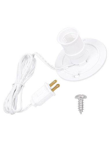 Kit de Cable de Luz E27/E26 Basysion para Decoración Navideña