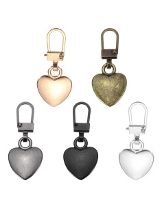 Tiradores de Cremallera de Metal MECCANIXITY 5 Pcs Multicolor