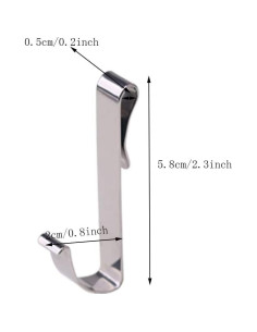 Paquete de 20 ganchos en J de acero inoxidable Svaitend 2