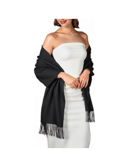 Chal Envueltos Grueso OHAYOMI Cachemira Suave 198x71cm