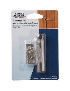 Cerrojo Deslizante de Seguridad Belwith-Keeler 7.62cm Níquel Satinado 2