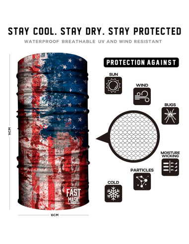 Gaiter Tubular Multicolor Unisex - Protección Facial Rápida