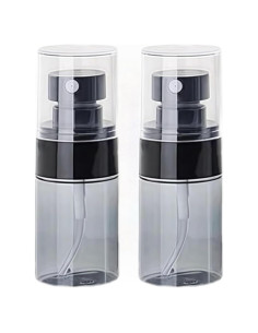 Set de 2 Botellas de Spray Rellenables KZhuim 30ml Negro