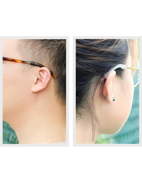 Fundas Antideslizantes para Patas de Gafas Medsuo - 4 Pares