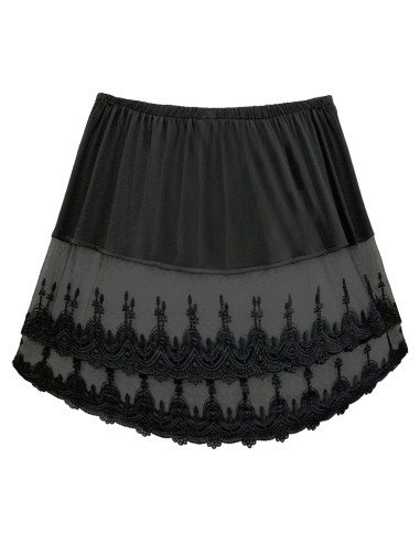 Extensor de Camisa de Encaje Ajustable OBBUE - Falda Interior Mini