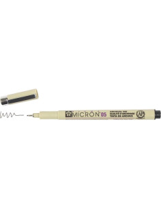 Pluma Fineliner Sakura Pigma Micron 0.45mm Negro - Paquete de 2 2
