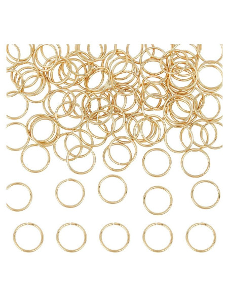 Anillas Abiertas de Acero Inoxidable 12mm UNICRAFTALE 100Pcs