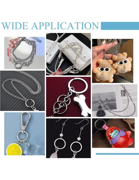 Anillas Abiertas de Acero Inoxidable 12mm UNICRAFTALE 100Pcs