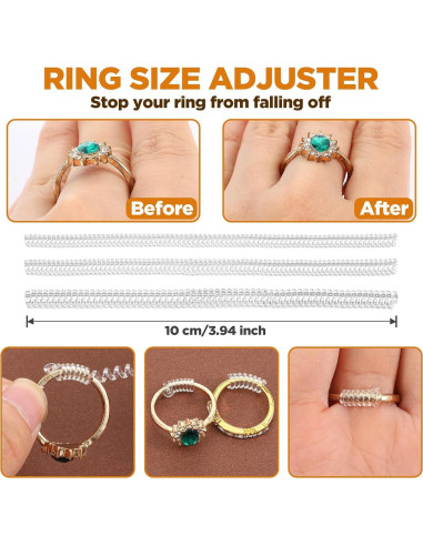 Kit de Reparación de Anillos JOUTYFOR 12 Piezas con Mandril y Martillo