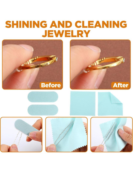 Kit de Reparación de Anillos JOUTYFOR 12 Piezas con Mandril y Martillo