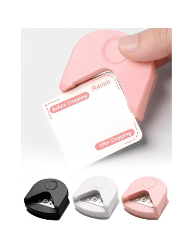 Cortador de esquinas manual ZAAWUUT R4 - Rosa-púrpura