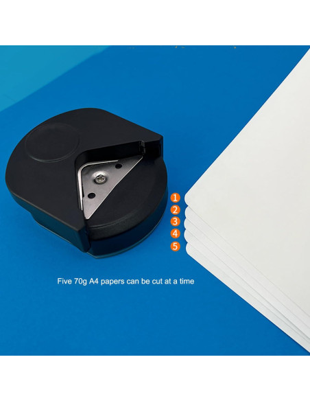 Cortador de esquinas manual ZAAWUUT R4 - Rosa-púrpura