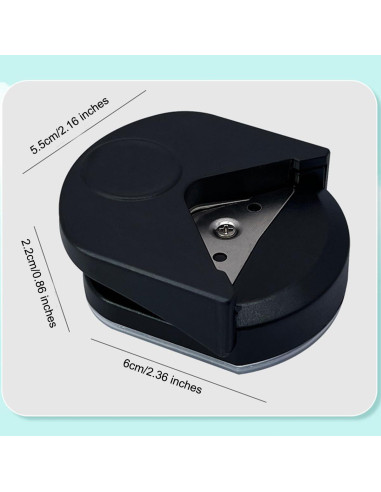 Cortador de esquinas manual ZAAWUUT R4 - Rosa-púrpura