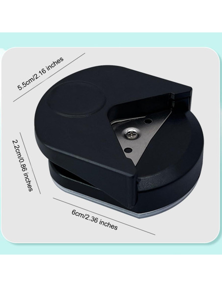 Cortador de esquinas manual ZAAWUUT R4 - Rosa-púrpura