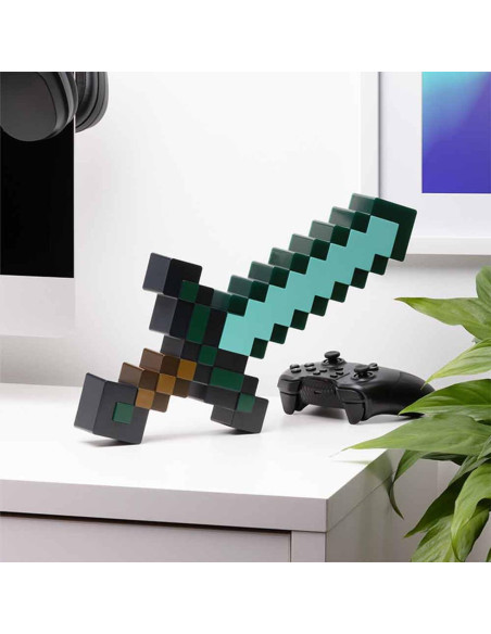 Luz de Espada de Diamante Paladone 40cm LED Multicolor