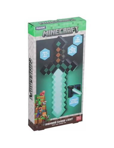 Luz de Espada de Diamante Paladone 40cm LED Multicolor