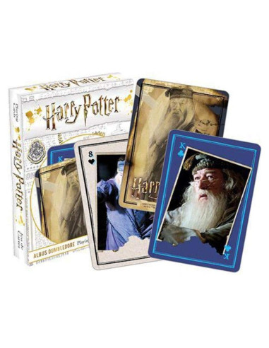 Baraja de Cartas Harry Potter Dumbledore AQUARIUS - Tamaño Póker