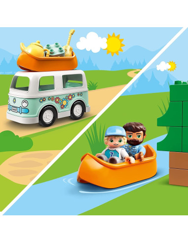 LEGO DUPLO Aventura en Furgoneta Familiar Camping 10946