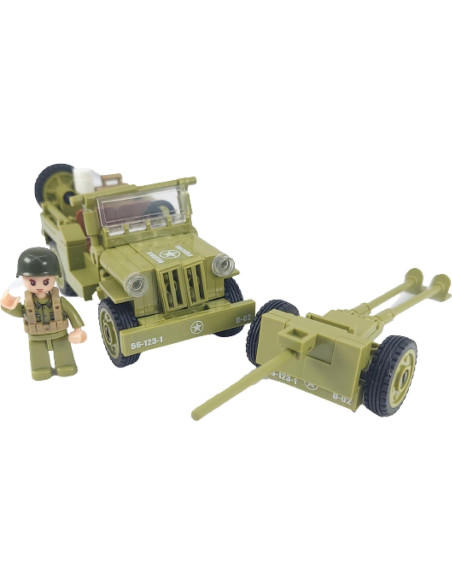 Conjunto de Construcción Militar 4x4 General Jim - Segunda Guerra Mundial