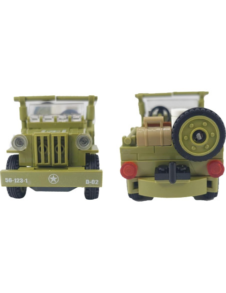 Conjunto de Construcción Militar 4x4 General Jim - Segunda Guerra Mundial