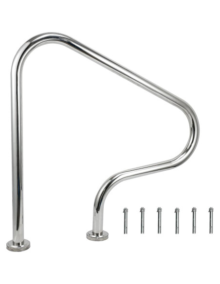 Pasamanos de Acero Inoxidable JENLER 31.5x31.5cm 150kg