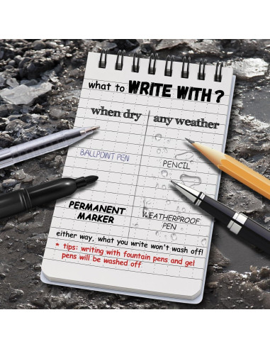 Cuaderno Impermeable POPYOLA 3x5" 100 Páginas Resistente