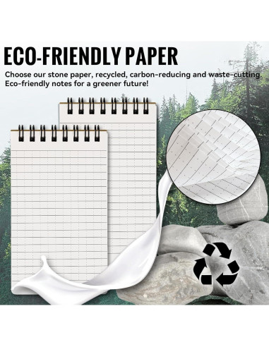 Cuaderno Impermeable POPYOLA 3x5" 100 Páginas Resistente