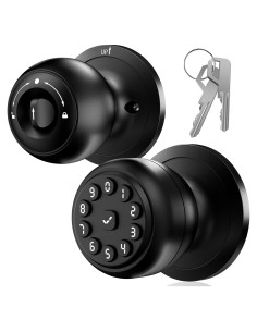 Cerradura Inteligente WREO K10mini con Teclado y Manija - Negra