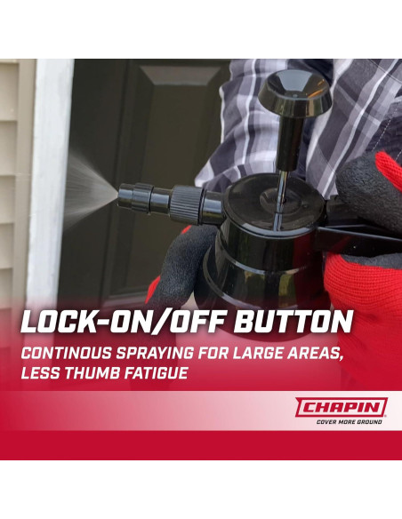 Pulverizador Manual Chapin 10031 2 Litros Ajustable Blanco