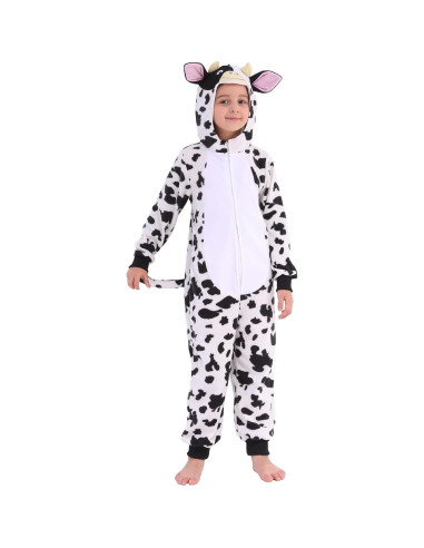 Disfraz de Vaca para Niños Unisex 4-14 Años Halloween
