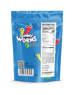 Gusanitos Gummy Candy Break 680 g - Caramelos Frutales Masticables 2