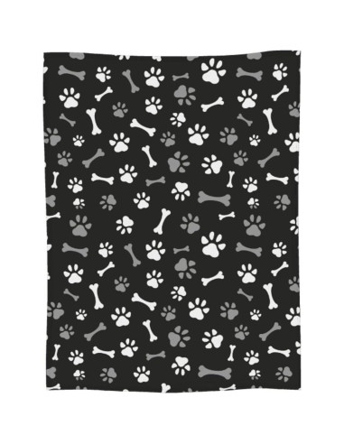 Manta Perinsto Ultra Suave 50x40" Patas y Huesos para Perros