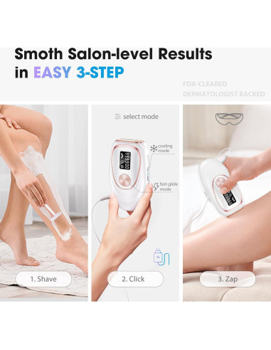 Depiladora Láser IPL Dongguan TM002 - Sin Dolor, 999K Destellos