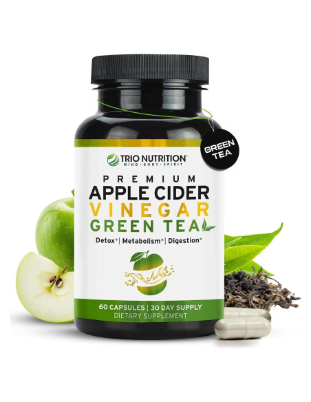 Cápsulas de Vinagre de Sidra de Manzana Trio Nutrition 45g