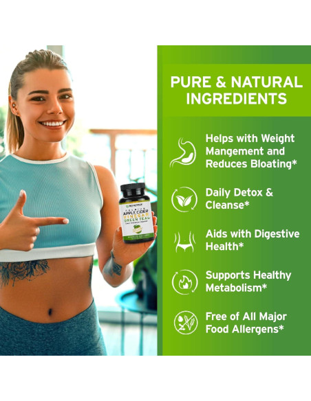 Cápsulas de Vinagre de Sidra de Manzana Trio Nutrition 45g