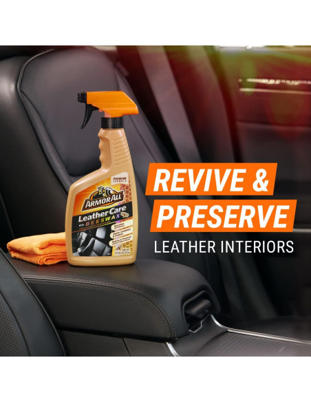 Limpiador de Cuero Armor All 16 Oz con Cera de Abejas