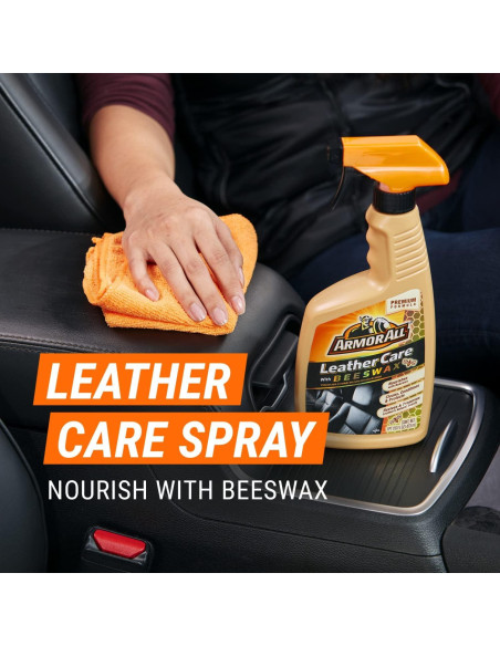 Limpiador de Cuero Armor All 16 Oz con Cera de Abejas